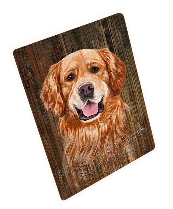 Rustic Golden Retriever Dog Cutting Board C55275