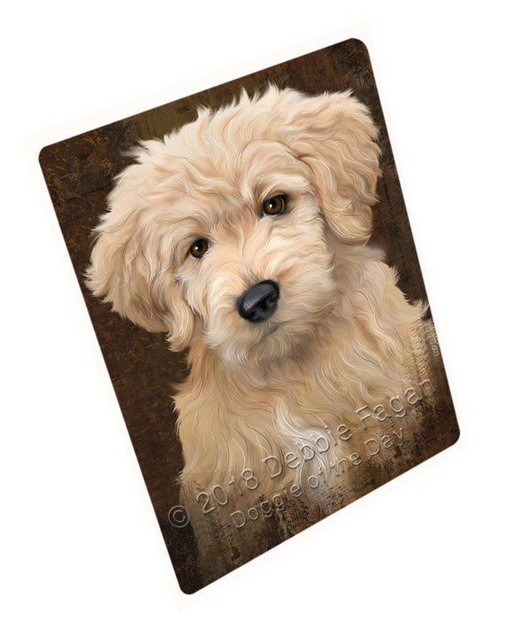 Rustic Goldendoodle Dog Blanket BLNKT107301