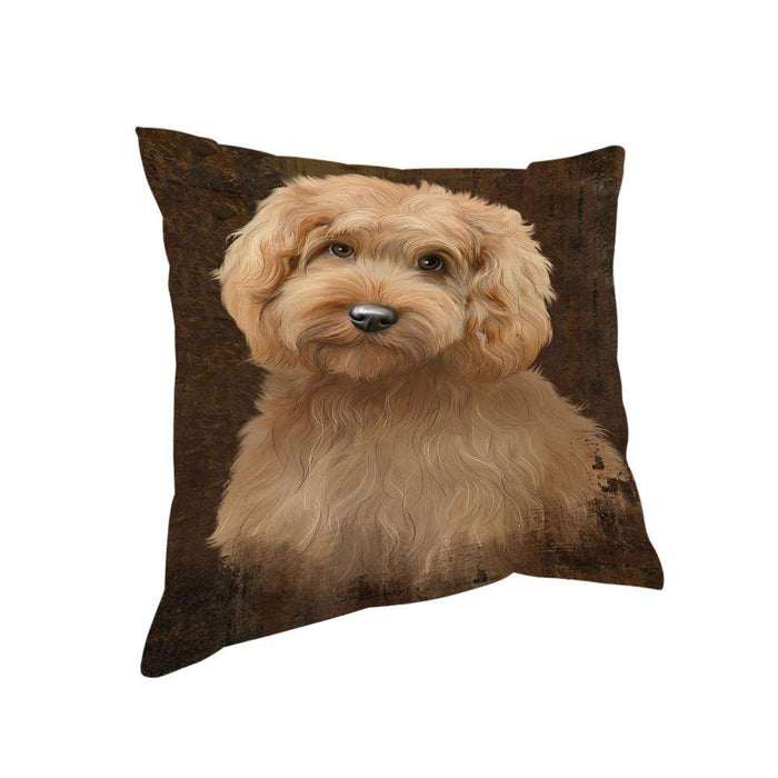 Rustic Goldendoodle Dog Pillow PIL74380