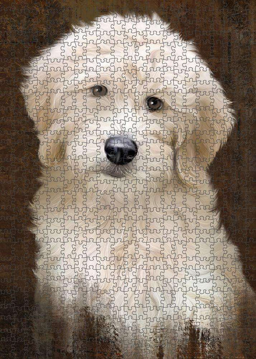 Rustic Goldendoodle Dog Puzzle  PUZL84920