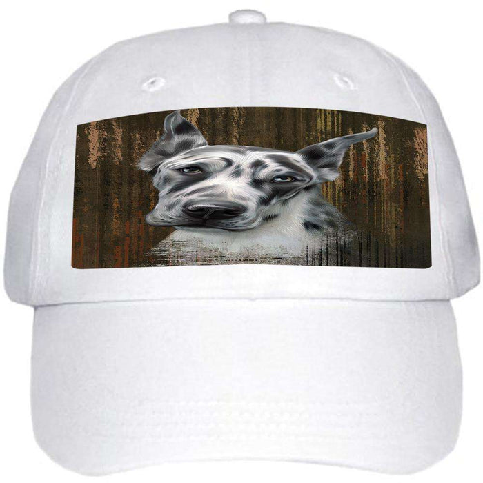 Rustic Great Dane Dog Ball Hat Cap HAT54987