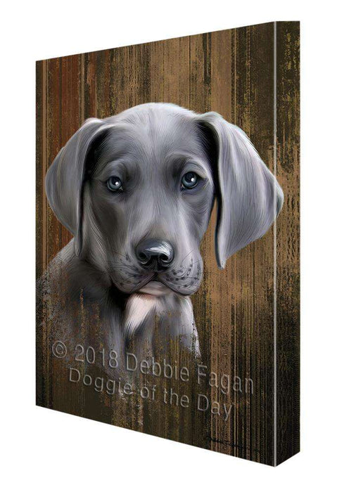 Rustic Great Dane Dog Canvas Print Wall Art Décor CVS70001