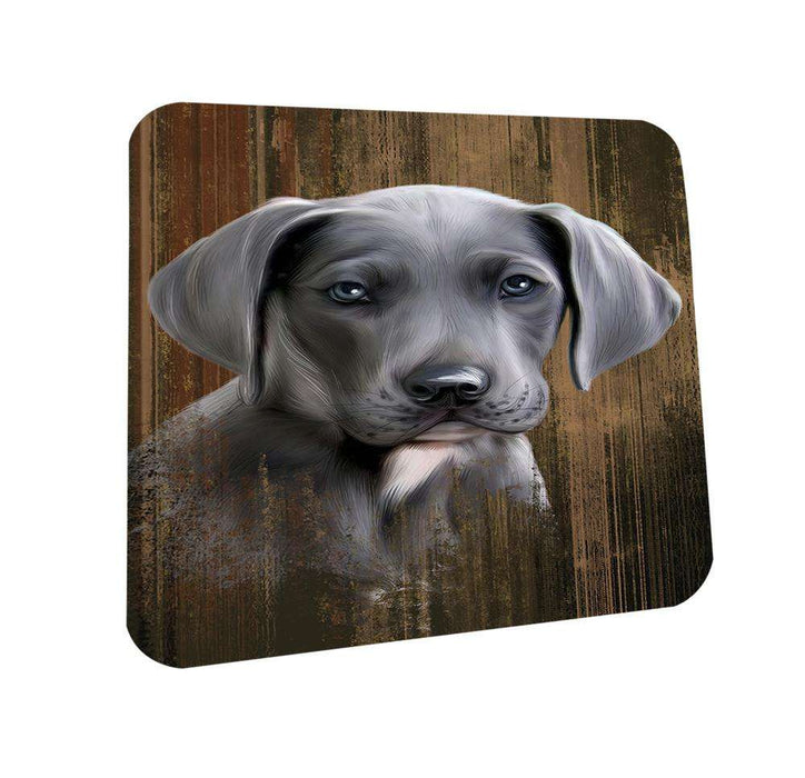 Rustic Great Dane Dog Coasters Set of 4 CST50373