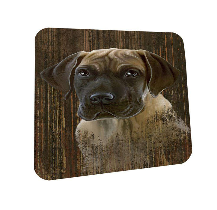 Rustic Great Dane Dog Coasters Set of 4 CST50374