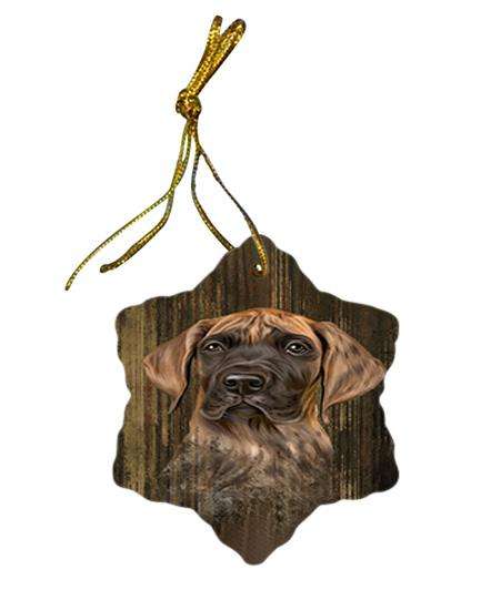 Rustic Great Dane Dog Star Porcelain Ornament SPOR50408
