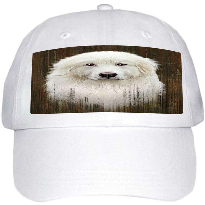 Rustic Great Pyrenee Dog Ball Hat Cap HAT55464