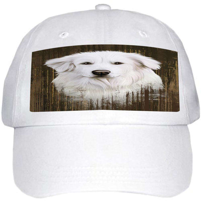 Rustic Great Pyrenee Dog Ball Hat Cap HAT55470