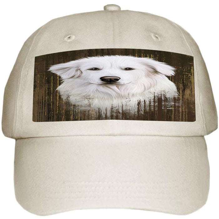 Rustic Great Pyrenee Dog Ball Hat Cap HAT55470