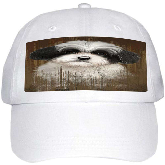Rustic Havanese Dog Ball Hat Cap HAT55005