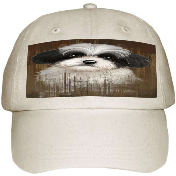 Rustic Havanese Dog Ball Hat Cap HAT55005