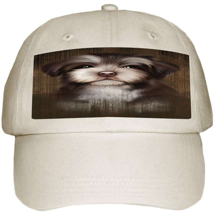 Rustic Havanese Dog Ball Hat Cap HAT55008