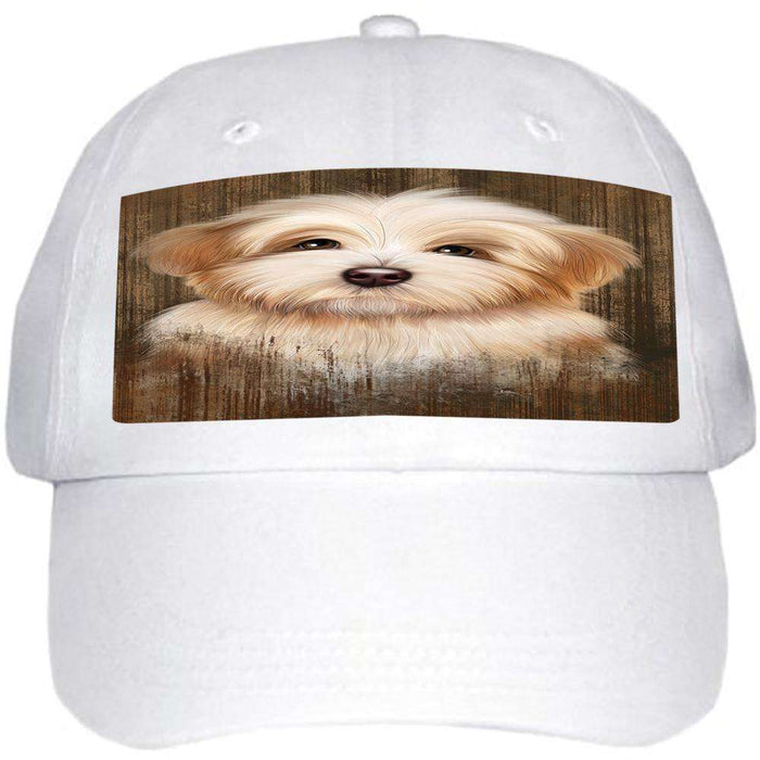 Rustic Havanese Dog Ball Hat Cap HAT55011