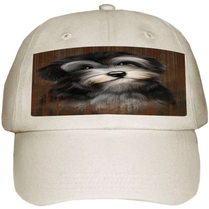 Rustic Havanese Dog Ball Hat Cap HAT55014