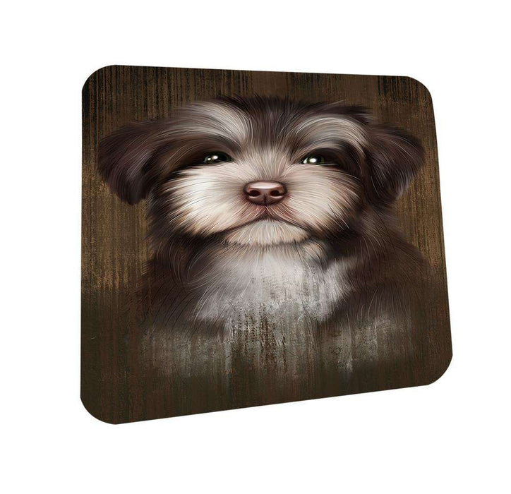 Rustic Havanese Dog Coasters Set of 4 CST50378