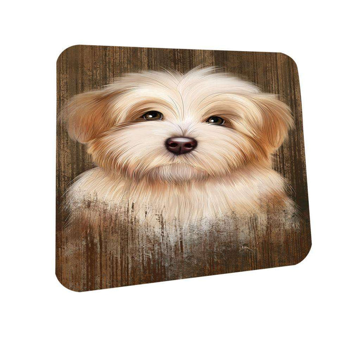 Rustic Havanese Dog Coasters Set of 4 CST50379