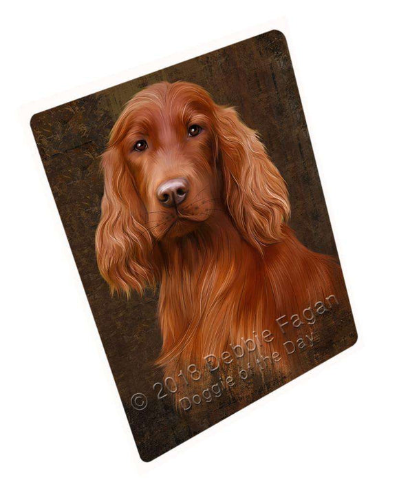 Rustic Irish Setter Dog Blanket BLNKT107364
