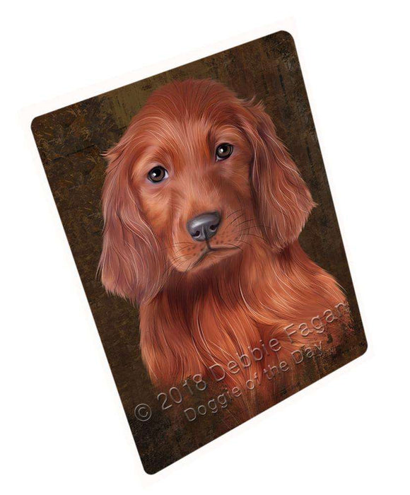Rustic Irish Setter Dog Blanket BLNKT107373