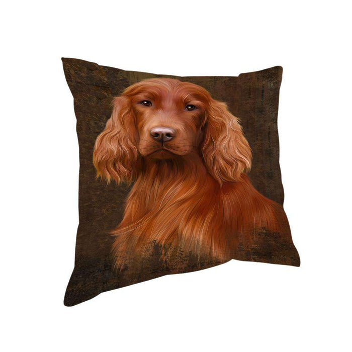 Rustic Irish Setter Dog Pillow PIL74412