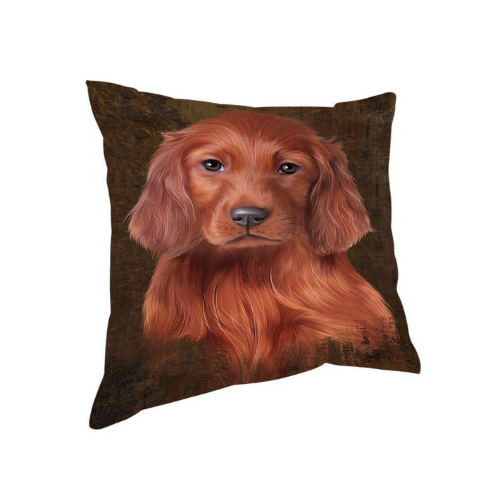 Rustic Irish Setter Dog Pillow PIL74416