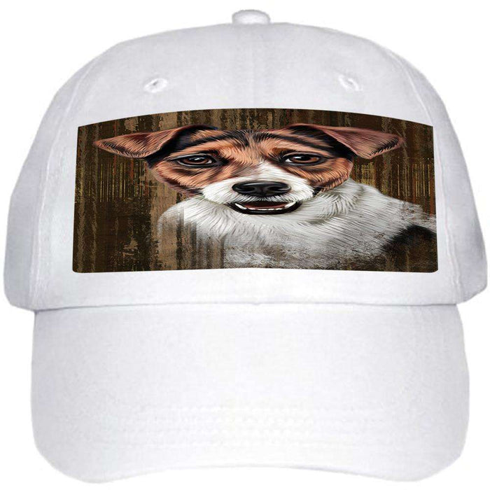 Rustic Jack Russell Terrier Dog Ball Hat Cap HAT55017