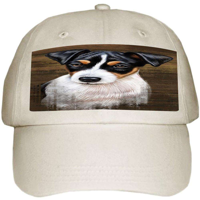 Rustic Jack Russell Terrier Dog Ball Hat Cap HAT55020