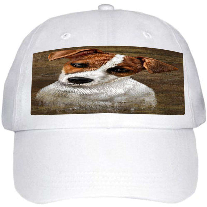 Rustic Jack Russell Terrier Dog Ball Hat Cap HAT55026