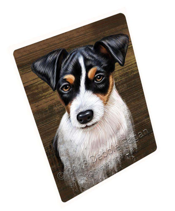 Rustic Jack Russell Terrier Dog Blanket BLNKT69942