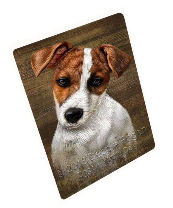 Rustic Jack Russell Terrier Dog Blanket BLNKT69960