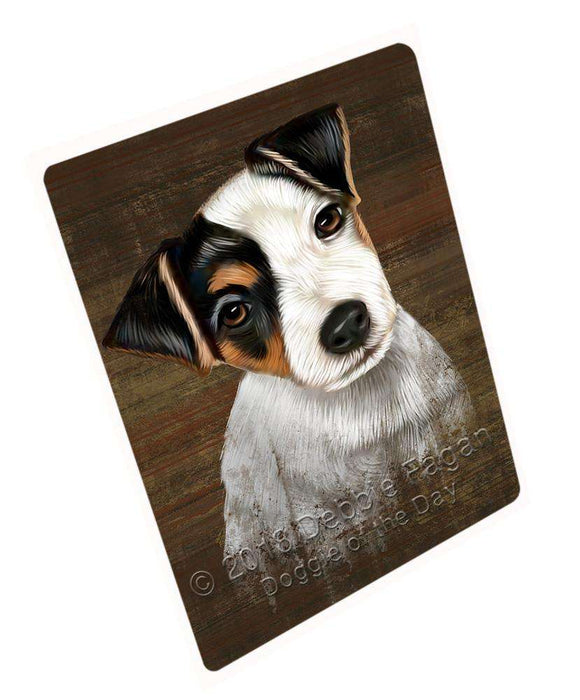 Rustic Jack Russell Terrier Dog Blanket BLNKT69969