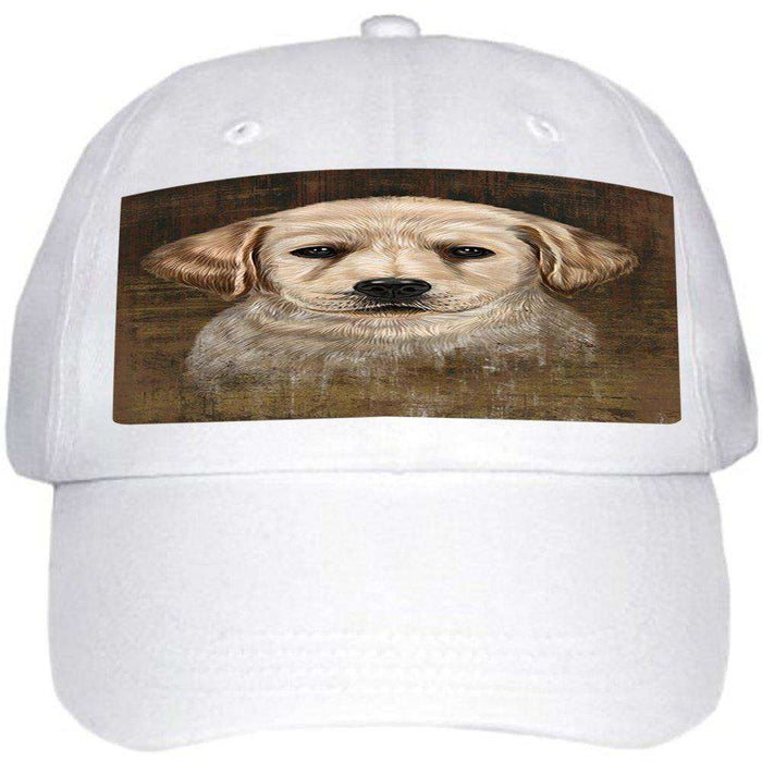 Rustic Labrador Retriever Dog Ball Hat Cap HAT48471
