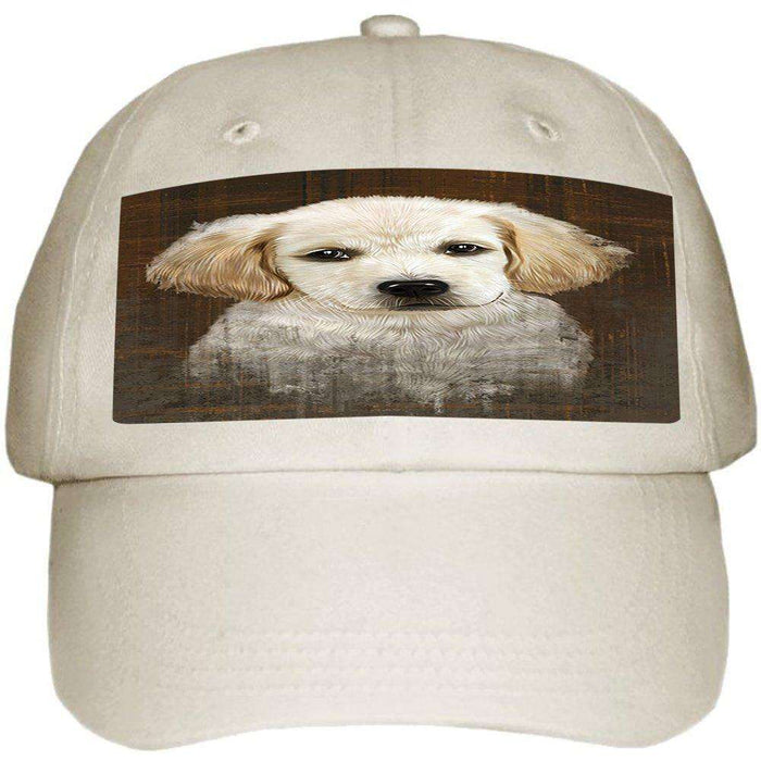 Rustic Labrador Retriever Dog Ball Hat Cap HAT48474