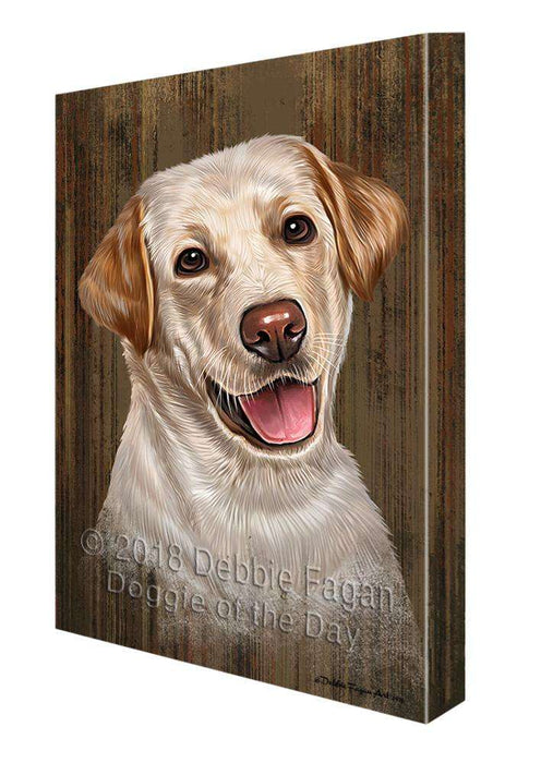 Rustic Labrador Retriever Dog Canvas Print Wall Art Décor CVS70118