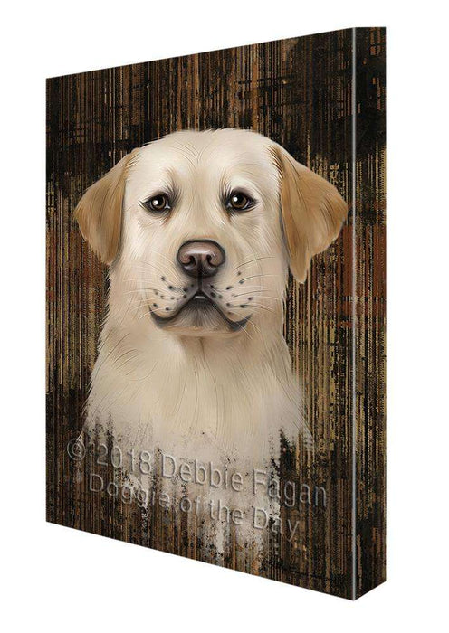 Rustic Labrador Retriever Dog Canvas Print Wall Art Décor CVS71459