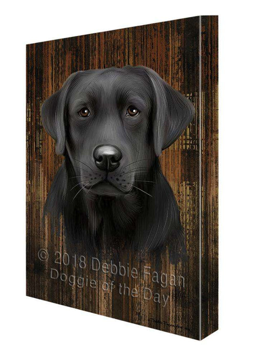Rustic Labrador Retriever Dog Canvas Print Wall Art Décor CVS71477