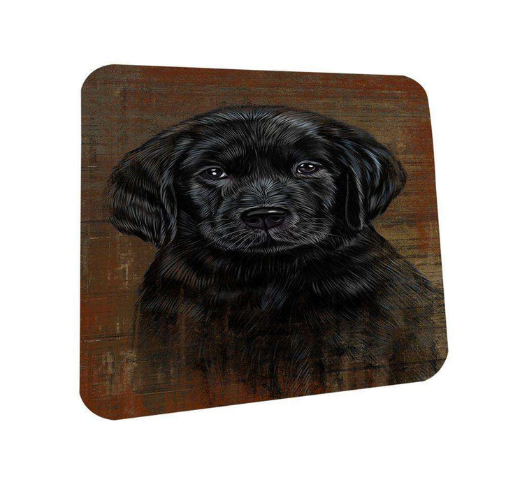 Rustic Labrador Retriever Dog Coasters Set of 4 CST48207