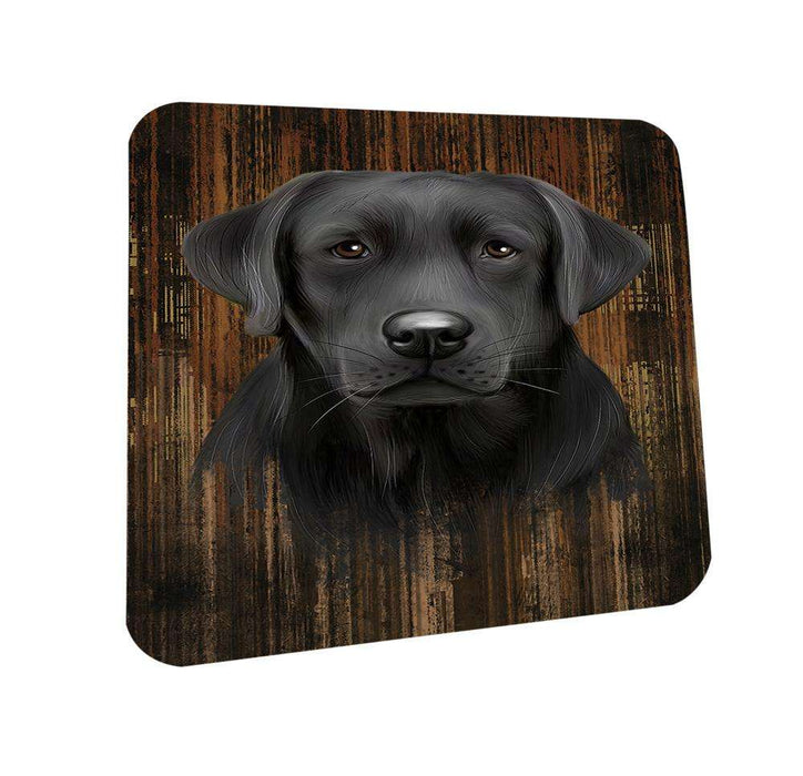 Rustic Labrador Retriever Dog Coasters Set of 4 CST50531