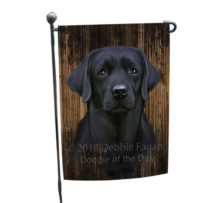 Rustic Labrador Retriever Dog Garden Flag GFLG50462