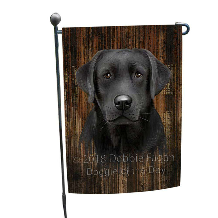 Rustic Labrador Retriever Dog Garden Flag GFLG50465