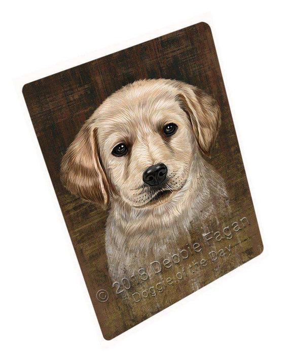 Rustic Labrador Retriever Dog Magnet Mini (3.5" x 2") MAG48753