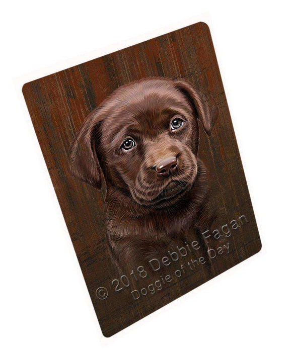 Rustic Labrador Retriever Dog Magnet Mini (3.5" x 2") MAG48768
