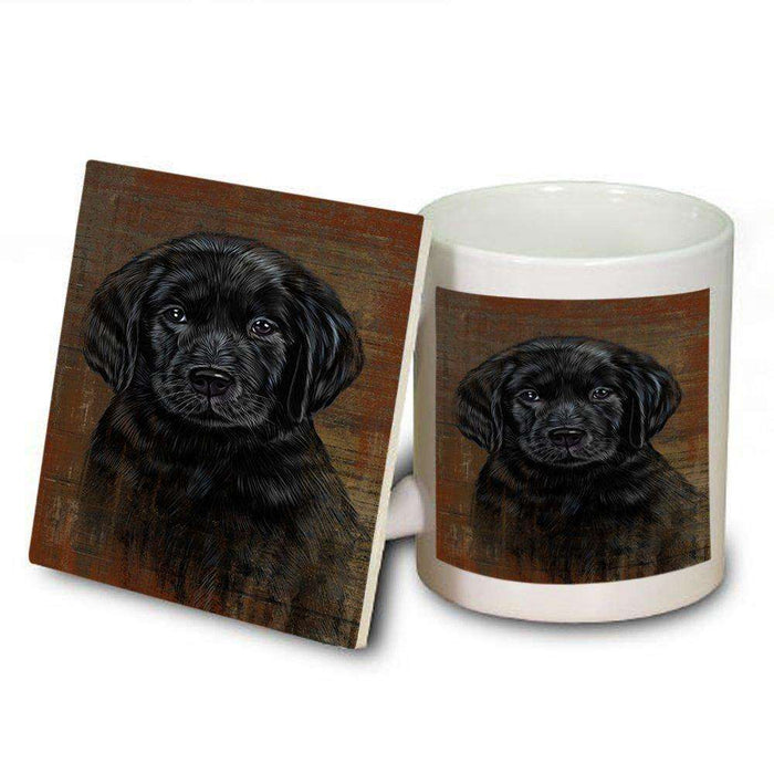 Rustic Labrador Retriever Dog Mug and Coaster Set MUC48240