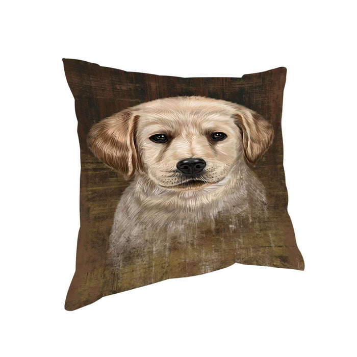 Rustic Labrador Retriever Dog Pillow PIL49036