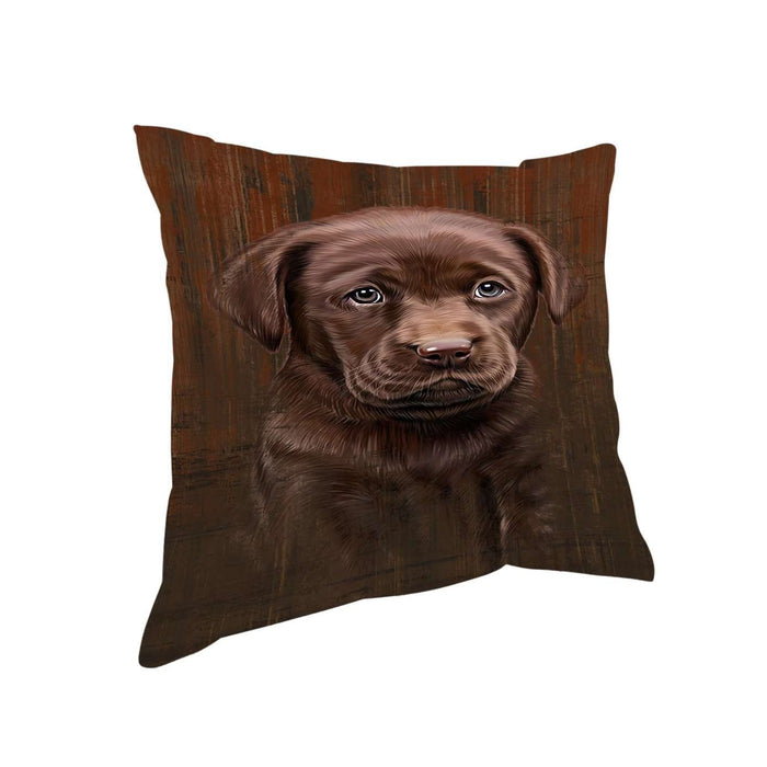 Rustic Labrador Retriever Dog Pillow PIL49056