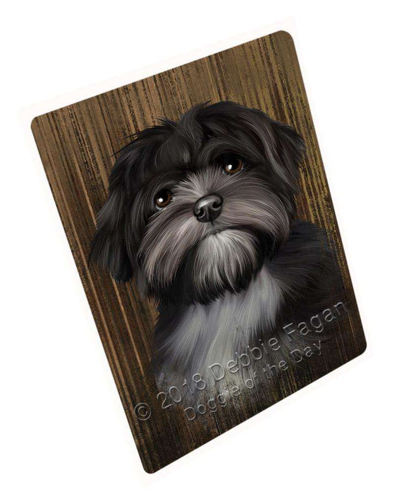 Rustic Lhasa Apso Dog Cutting Board C55332