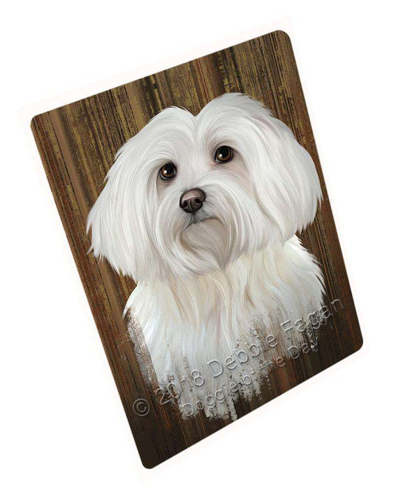 Rustic Maltese Dog Blanket BLNKT70032