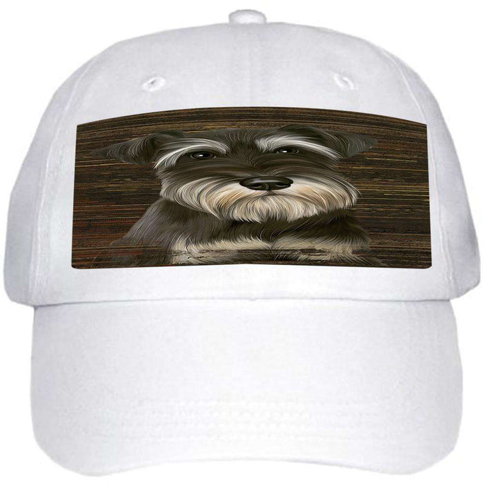 Rustic Miniature Schnauzer Dog Ball Hat Cap HAT55488