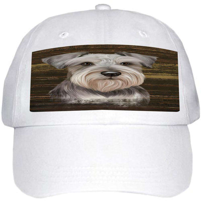 Rustic Miniature Schnauzer Dog Ball Hat Cap HAT55491