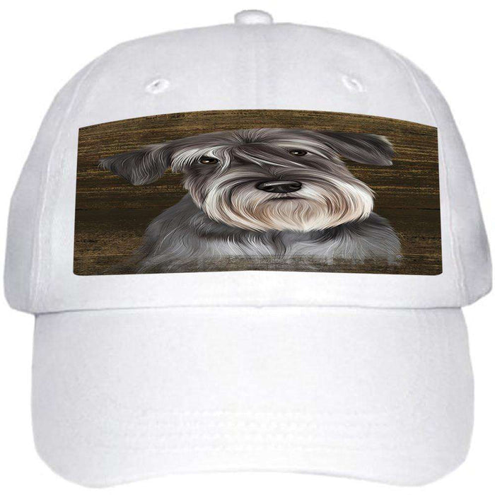 Rustic Miniature Schnauzer Dog Ball Hat Cap HAT55494