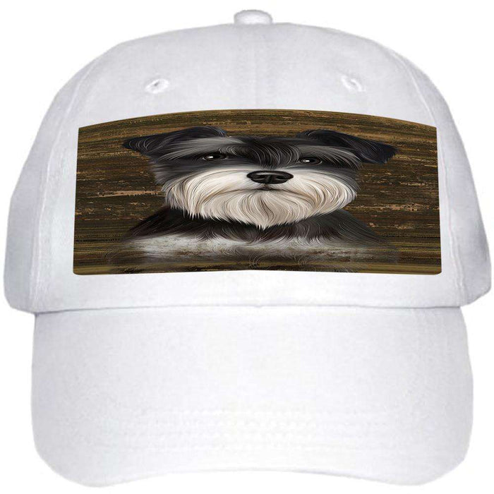 Rustic Miniature Schnauzer Dog Ball Hat Cap HAT55497