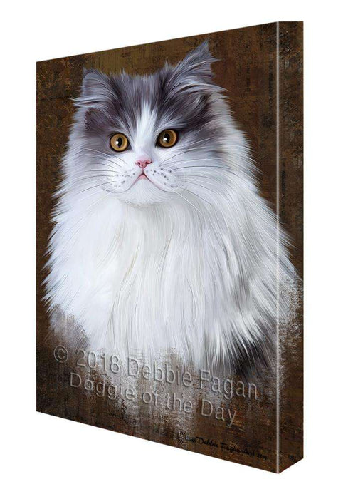 Rustic Persian Cat Canvas Print Wall Art Décor CVS107990